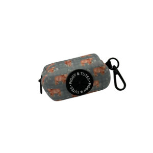 Poop Bag Holder - Sage Gingham Moo